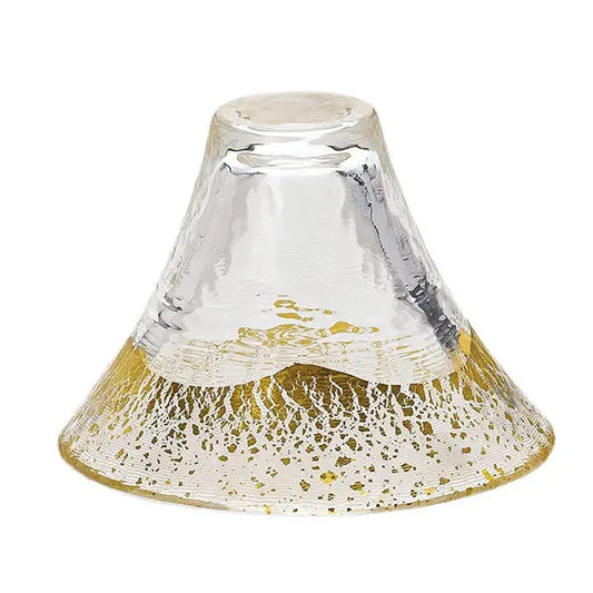 Mt. Fuji Sake Cup (Special Edition) - Transparent Super Delivery - Kimoto glass
