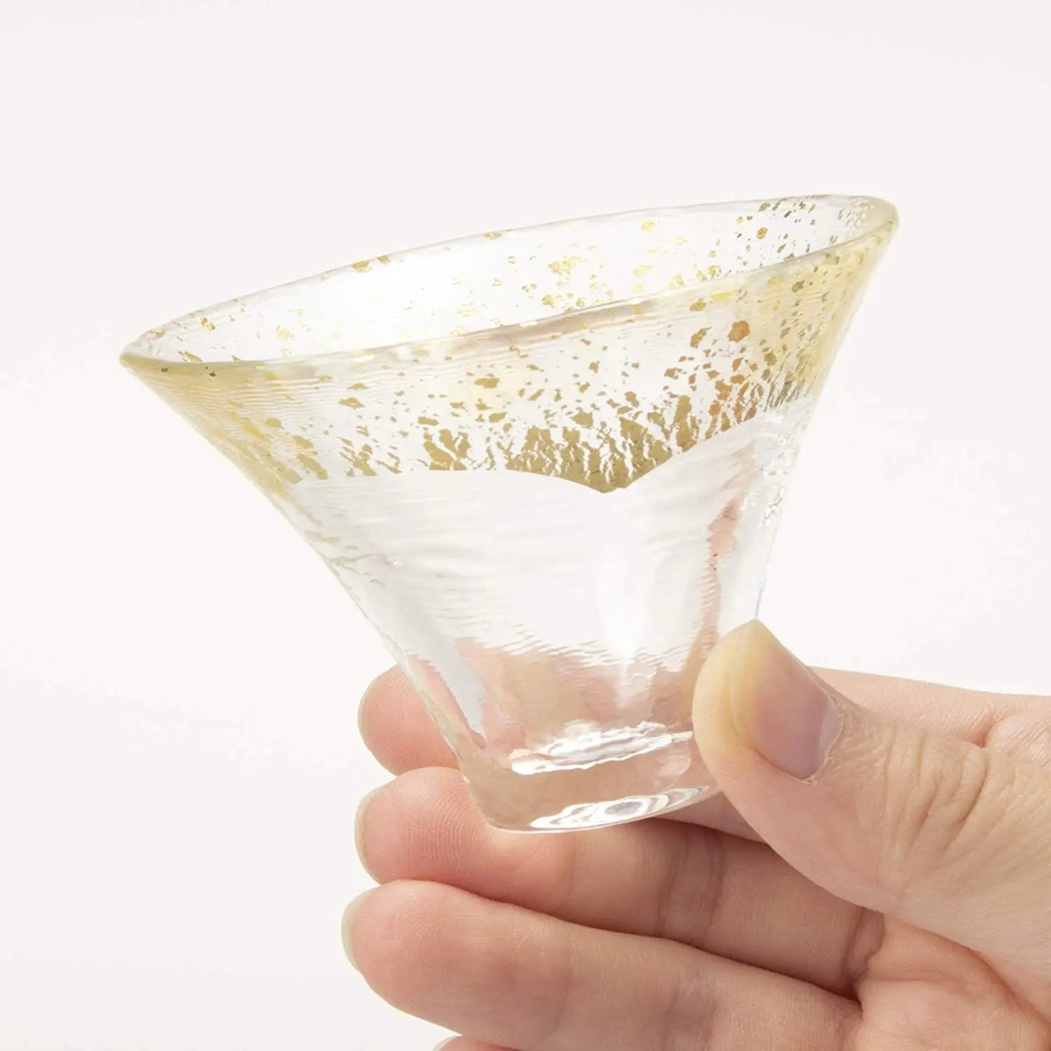 Mt. Fuji Sake Cup (Special Edition) - Transparent Super Delivery - Kimoto glass