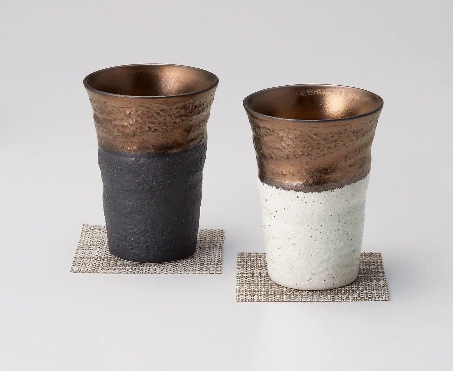Pottery Golden Decoration Pair Cup Set Super Delivery - OGURA TOKI