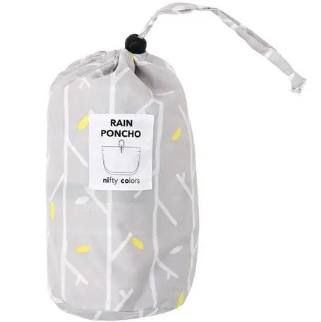 Rain Poncho (Grey Leave) Super Delivery - nifty colors