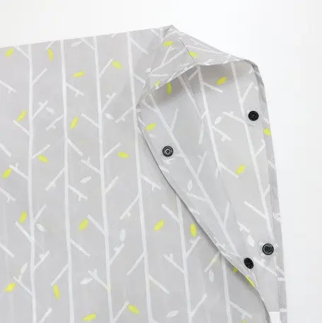 Rain Poncho (Grey Leave) Super Delivery - nifty colors