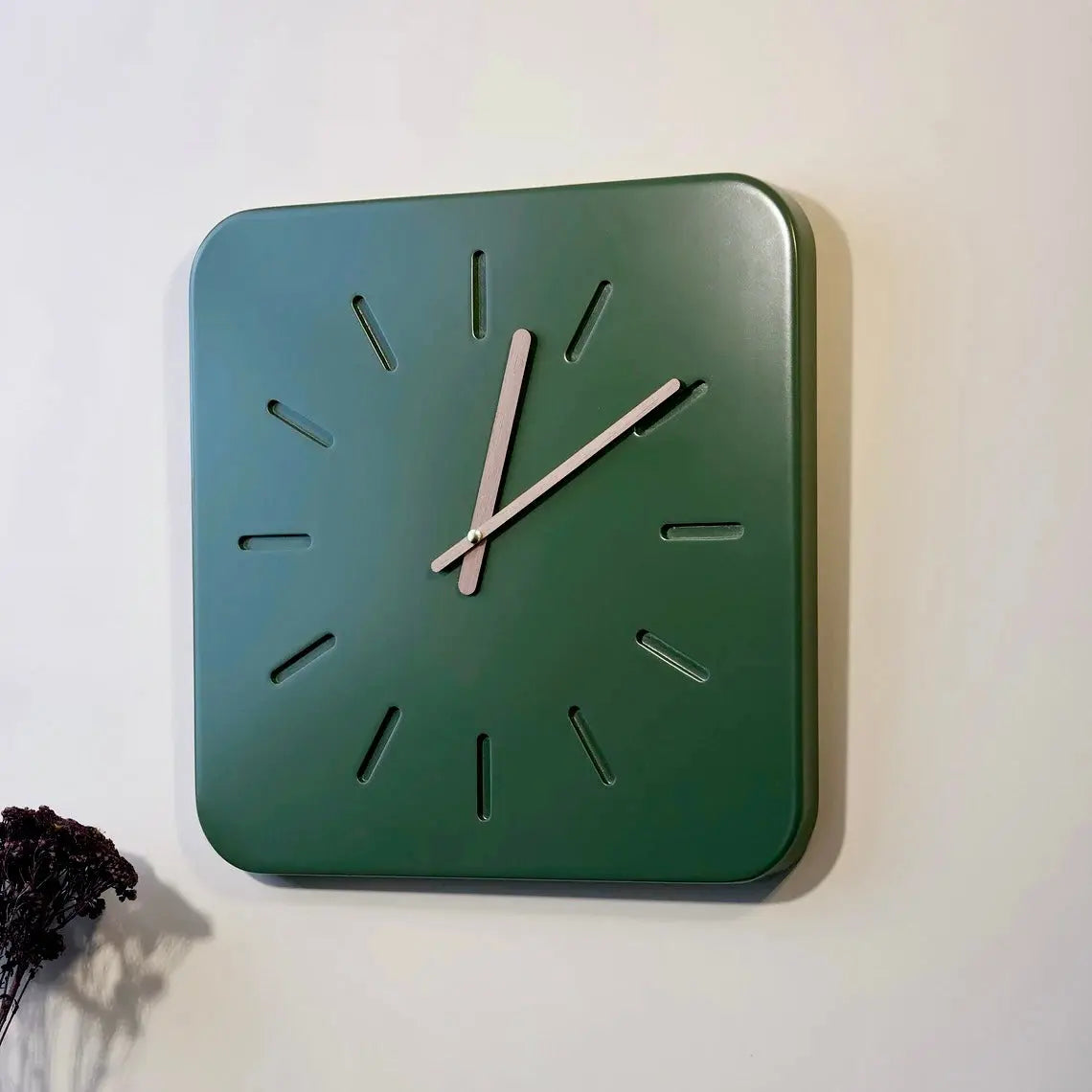 Retro Wall Clock (Square) ETSY - Phixart