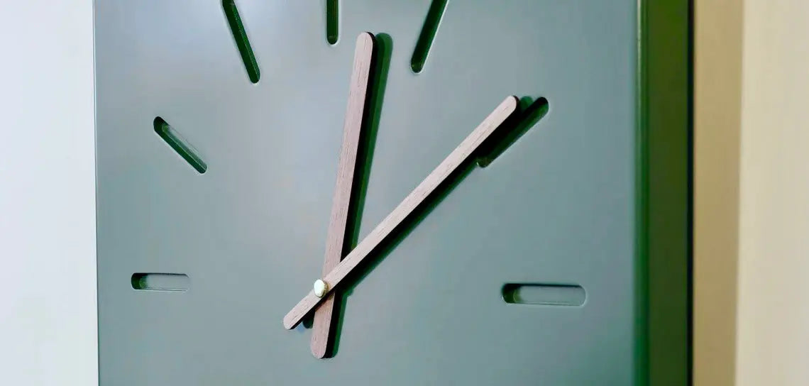 Retro Wall Clock (Square) ETSY - Phixart