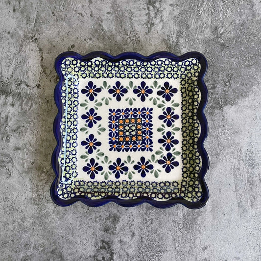 Scandinavia Square Plates (Flower) Super Delivery - TAMURATOKI CO.,LTD