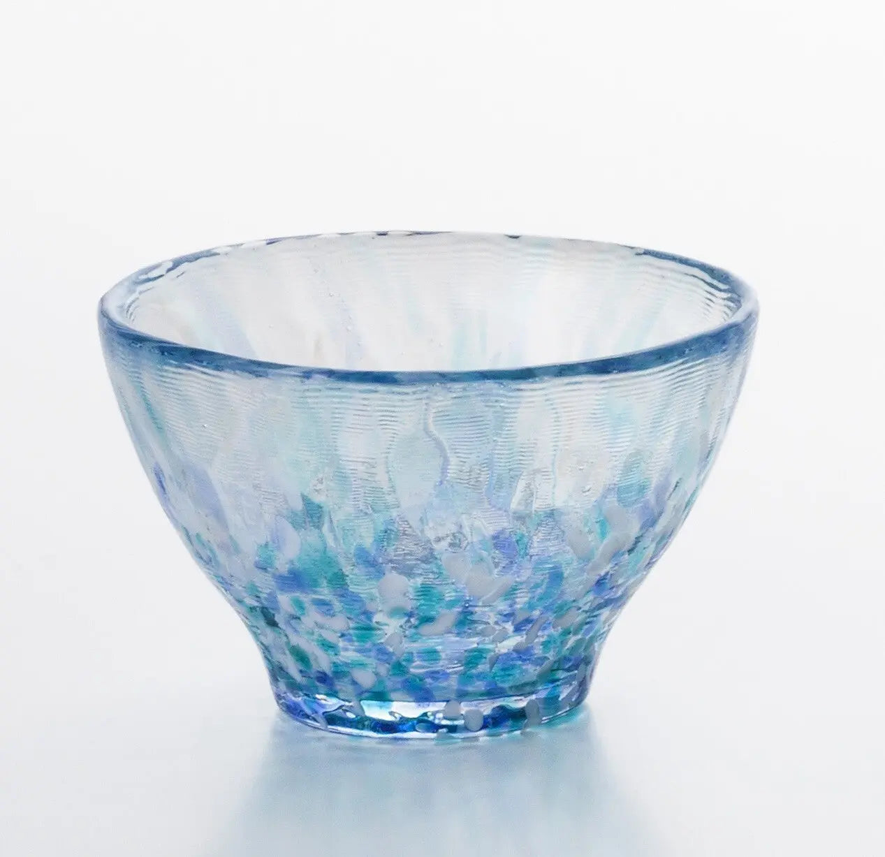 Tsugaru Vidro (津軽びいどろ) Hydrangea Sake Cup Super Delivery - Neowing