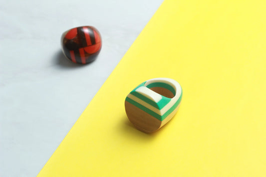 Wooden Ring (Green) dotliving